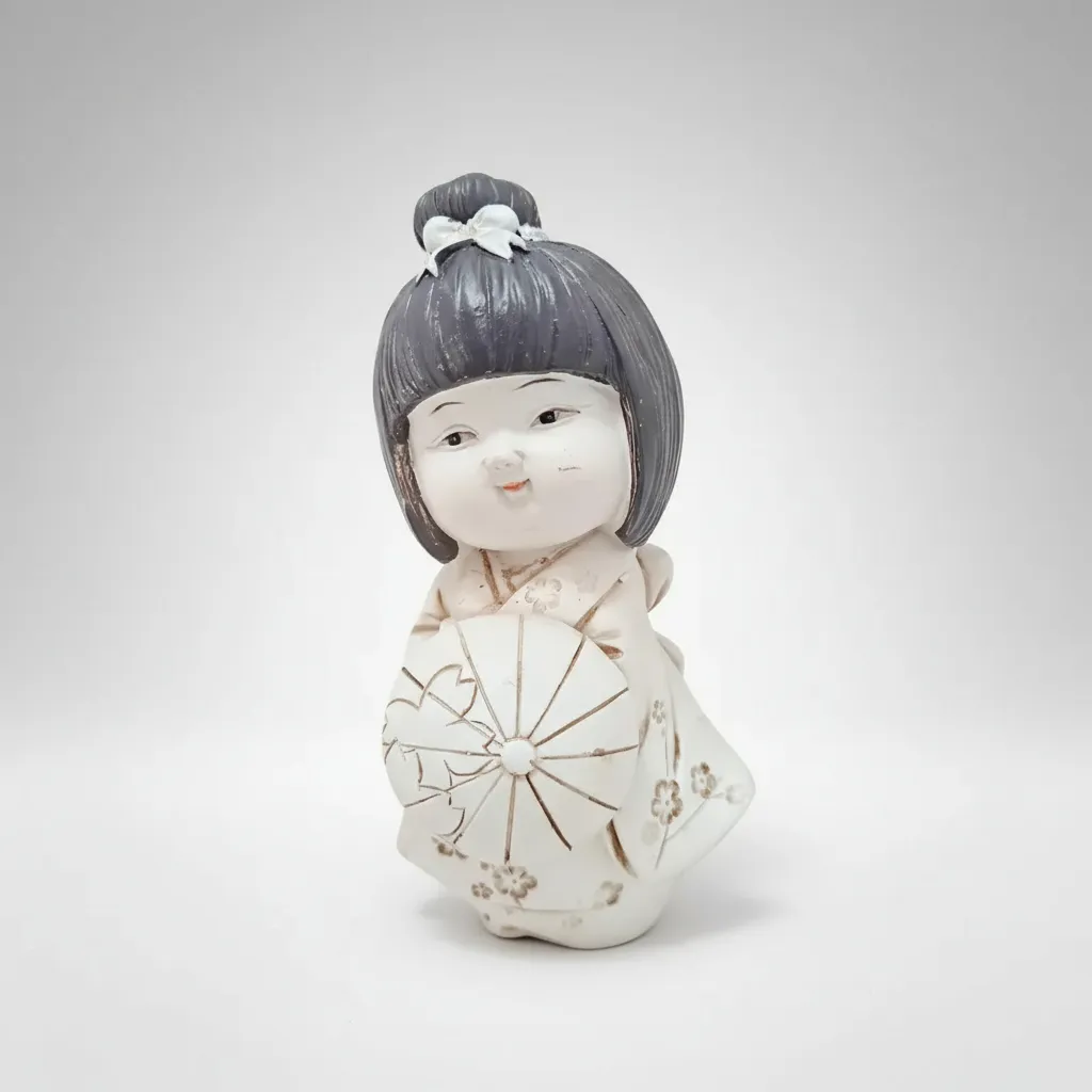 Escultura Niña Geisha - Imagen 6