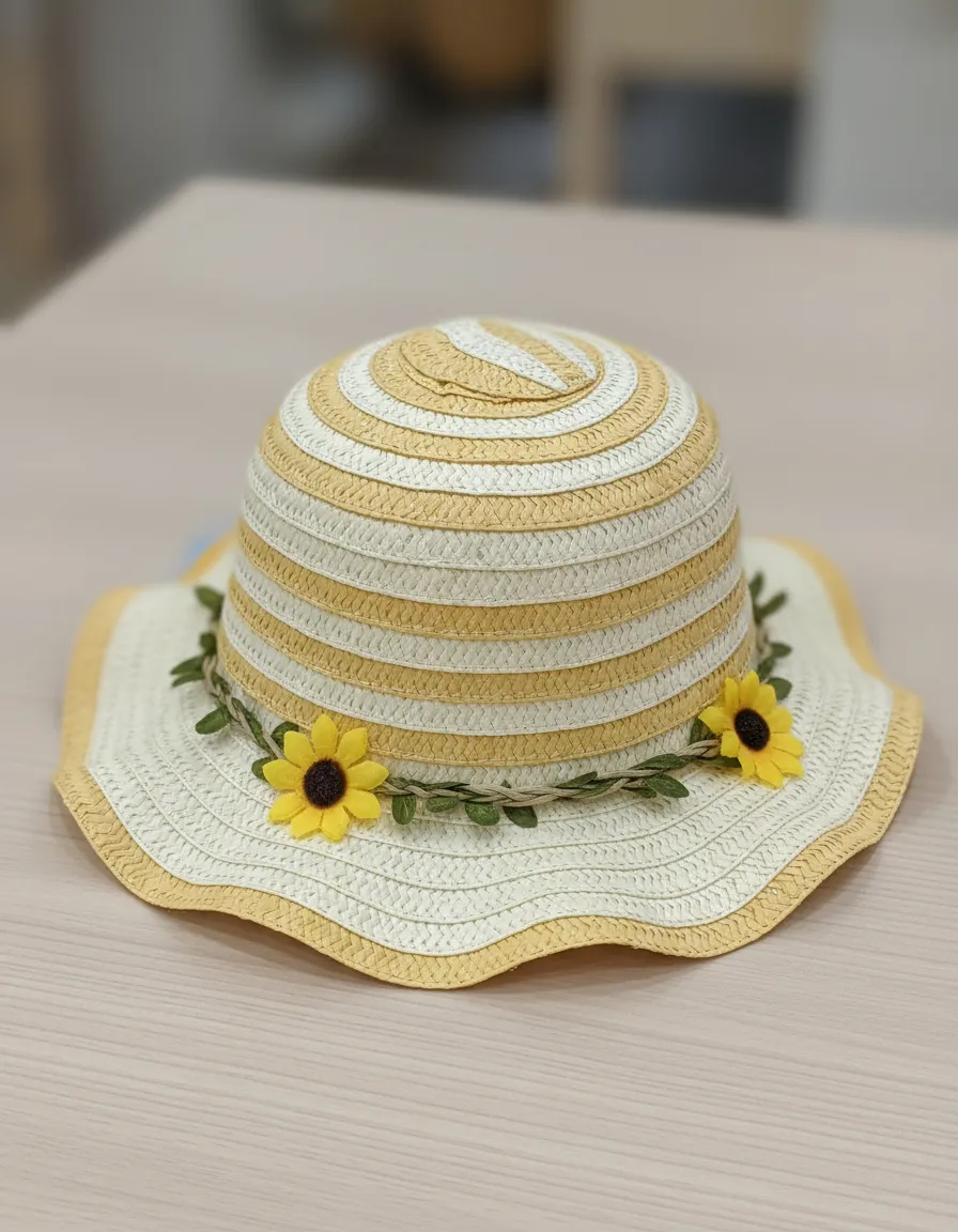 🌻👒 Capelina Infantil “Rayito de Miel” – Miscellaneous by CAFF 👒🌻 - Imagen 5