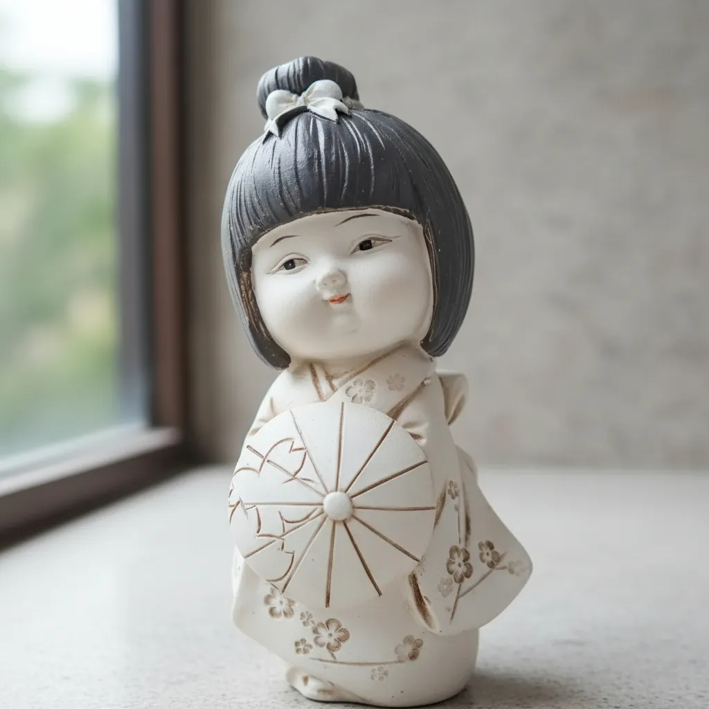 Escultura Niña Geisha - Imagen 11