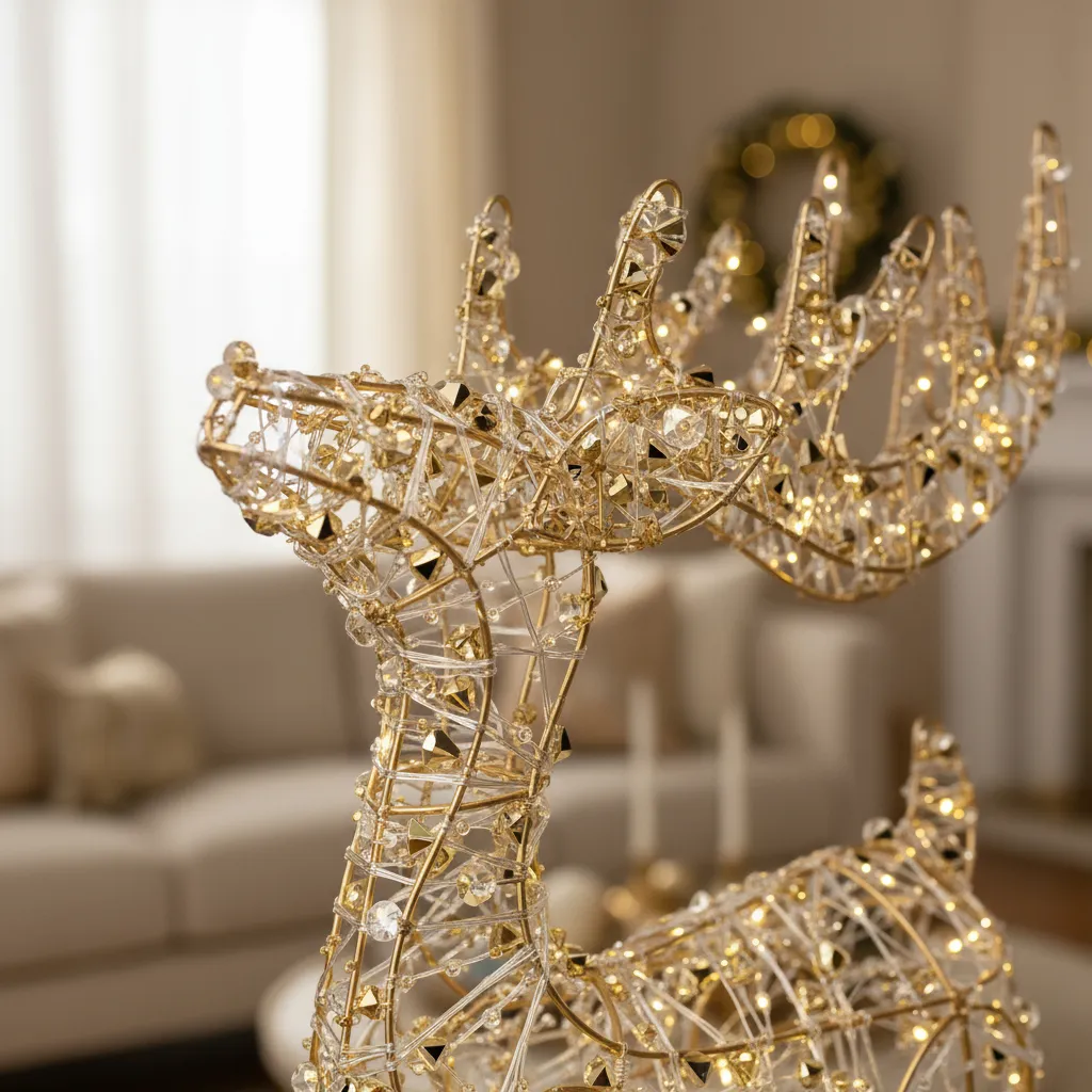 Navidad Reno con Luz led Interior Exterior - Imagen 7