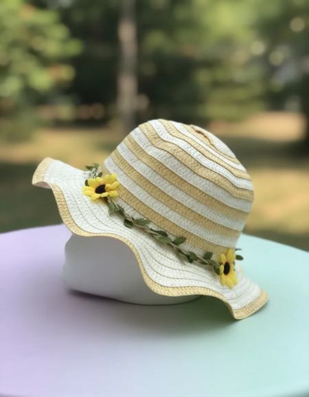 🌻👒 Capelina Infantil “Rayito de Miel” – Miscellaneous by CAFF 👒🌻 - Imagen 8