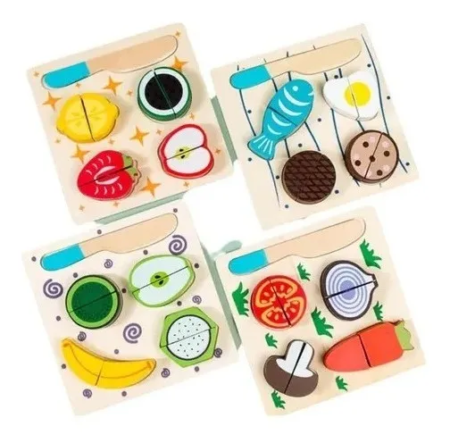 Puzzle Rompecabezas Juego de Verduras en madera - Imagen 24