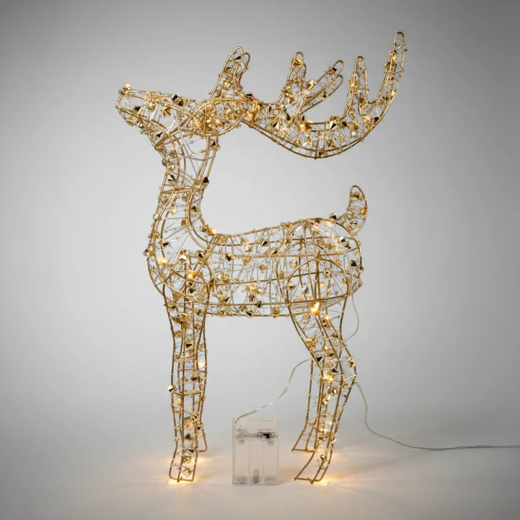 Navidad Reno con Luz led Interior Exterior - Imagen 11