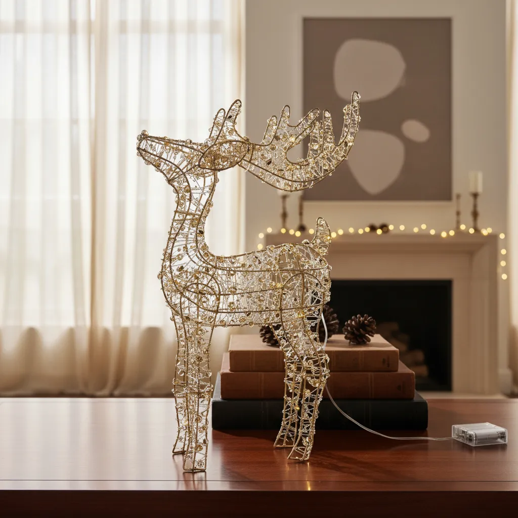 Navidad Reno con Luz led Interior Exterior - Imagen 4