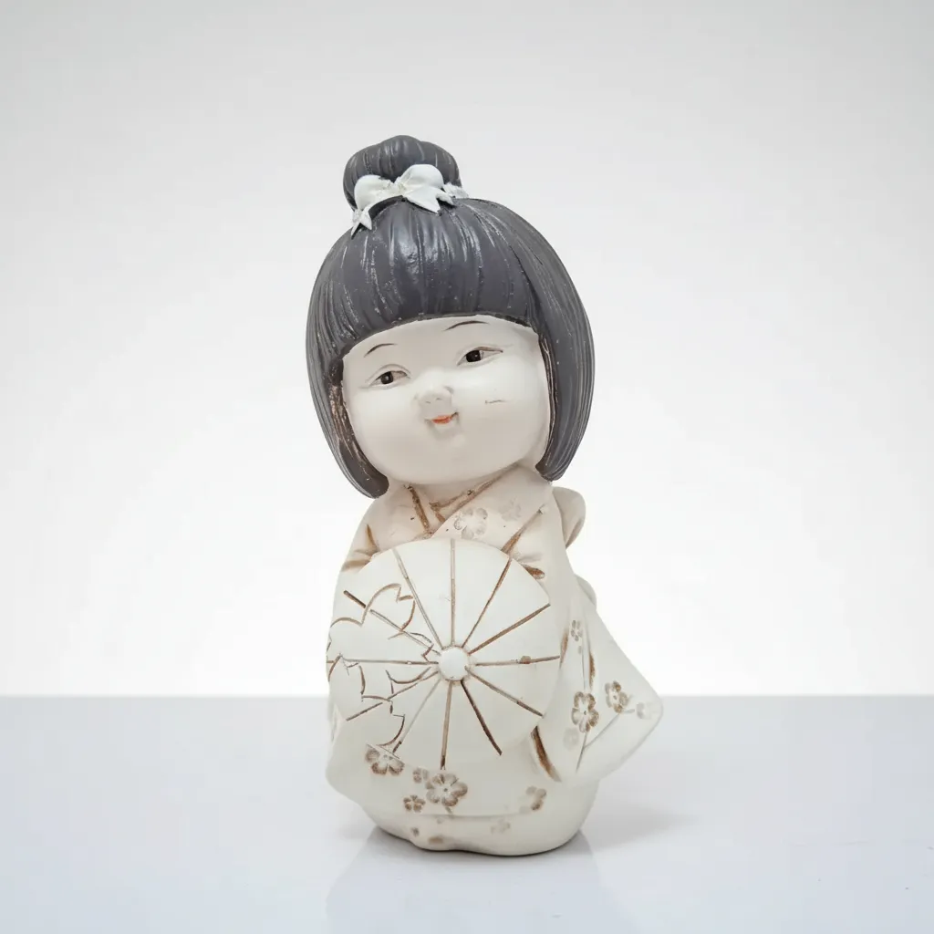 Escultura Niña Geisha - Imagen 9