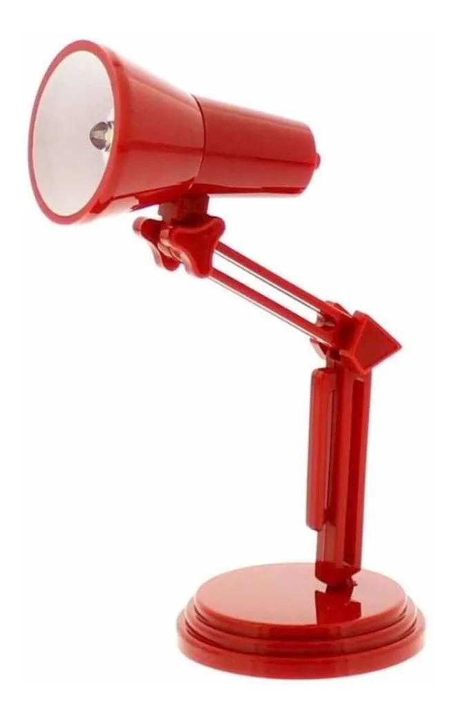 Mini lampara Led para libros Señalador Luz Clip Broche Red