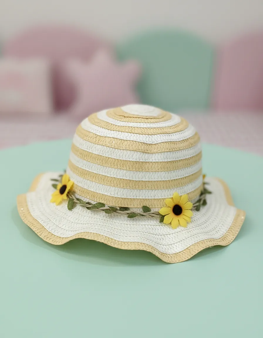 🌻👒 Capelina Infantil “Rayito de Miel” – Miscellaneous by CAFF 👒🌻 - Imagen 4