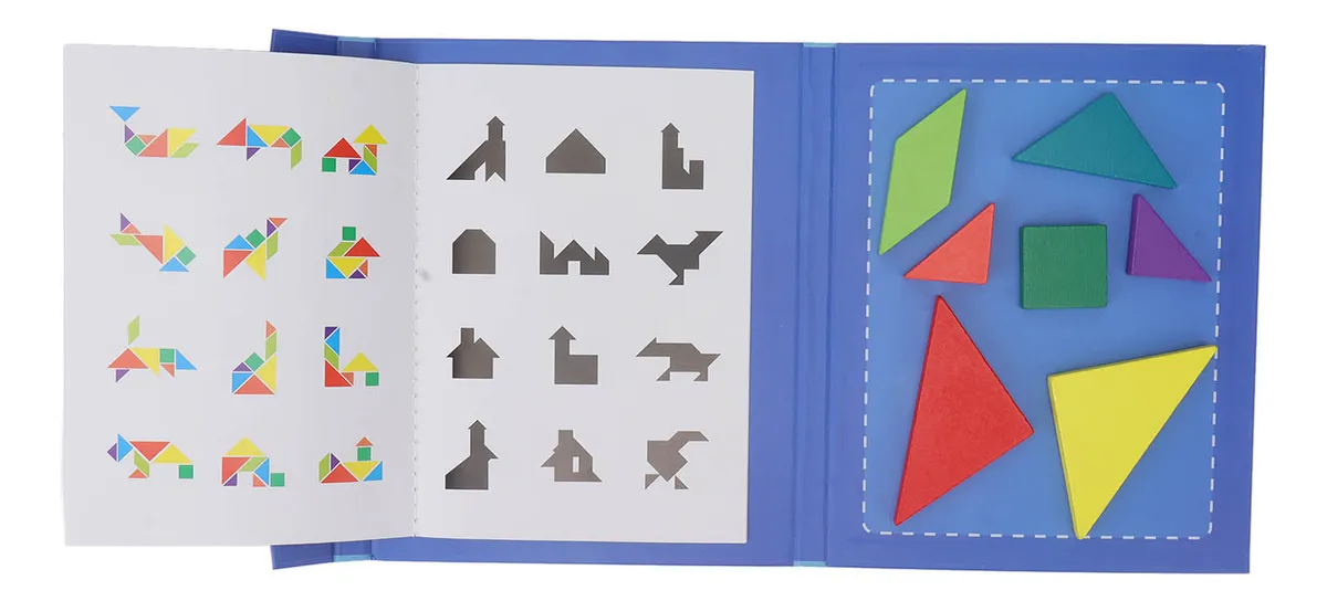Libro Juego Tangram Imantado - Imagen 16