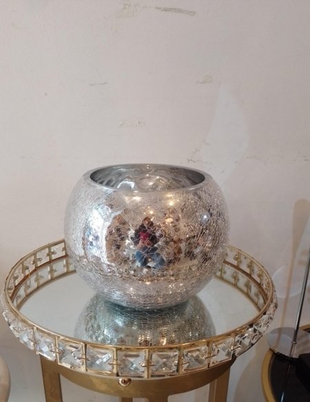 Florero Fanal Amsterdam Plata Craquelado - Imagen 5