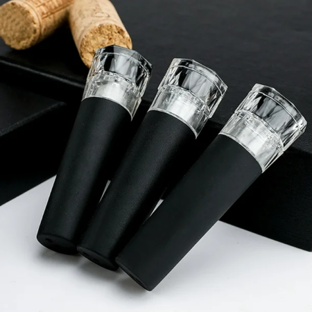 Tapón de vacío para vino | Protector de botellas ABS + PC de grado alimenticio para vino, licores y licores | Conserva la frescura | Ajuste universal | Protección contra la oxidación - Imagen 6