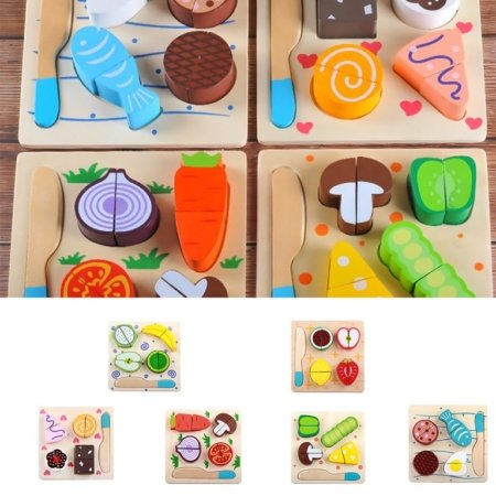 Puzzle Rompecabezas Juego de Verduras en madera - Imagen 23