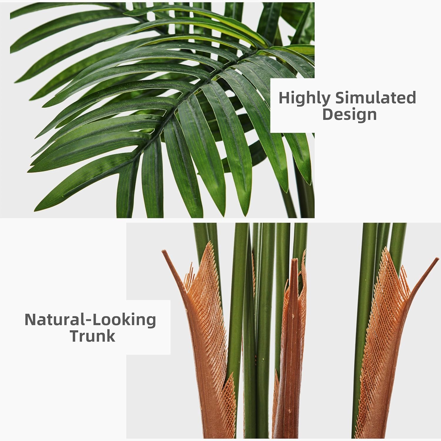 Planta Areca Palmera real touch 180 cm alto - Imagen 2