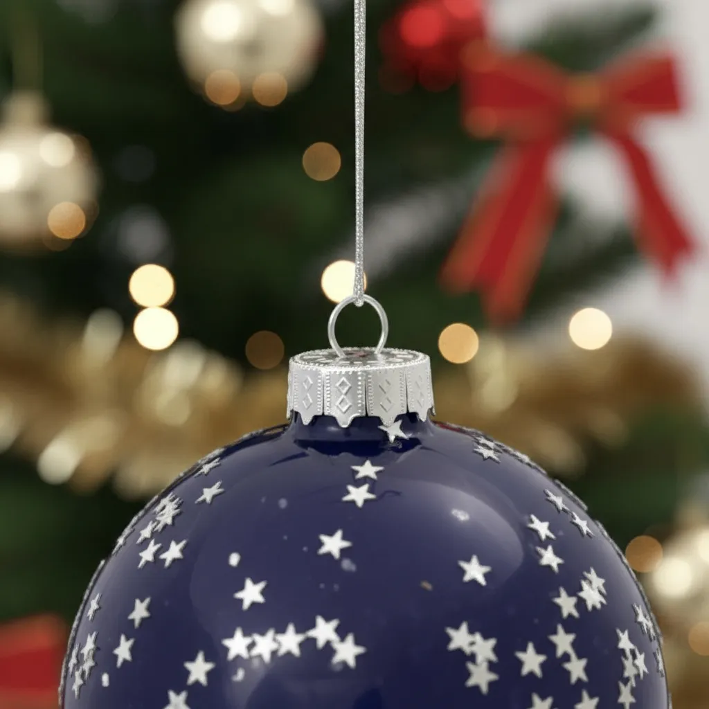 Navidad Borla x 4 Cristal Noche Magica - Imagen 9