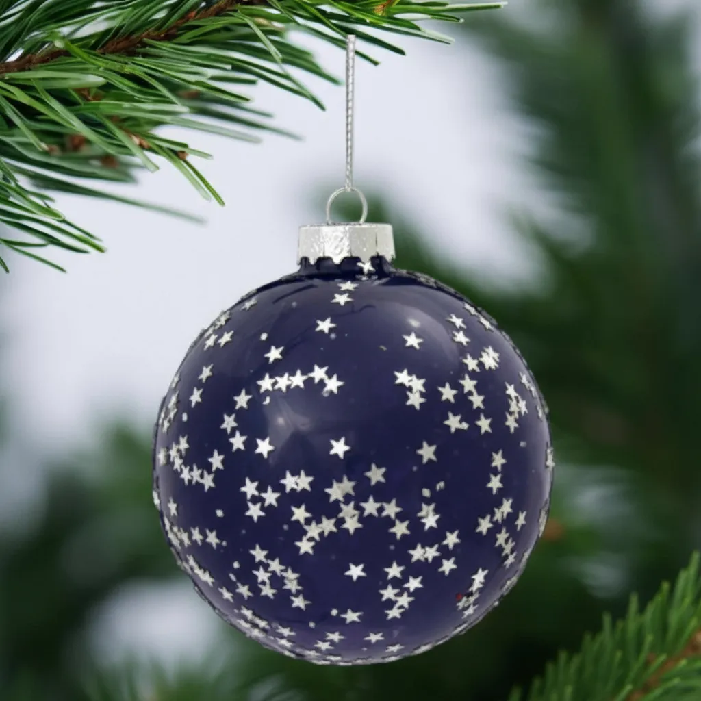 Navidad Borla x 4 Cristal Noche Magica - Imagen 10