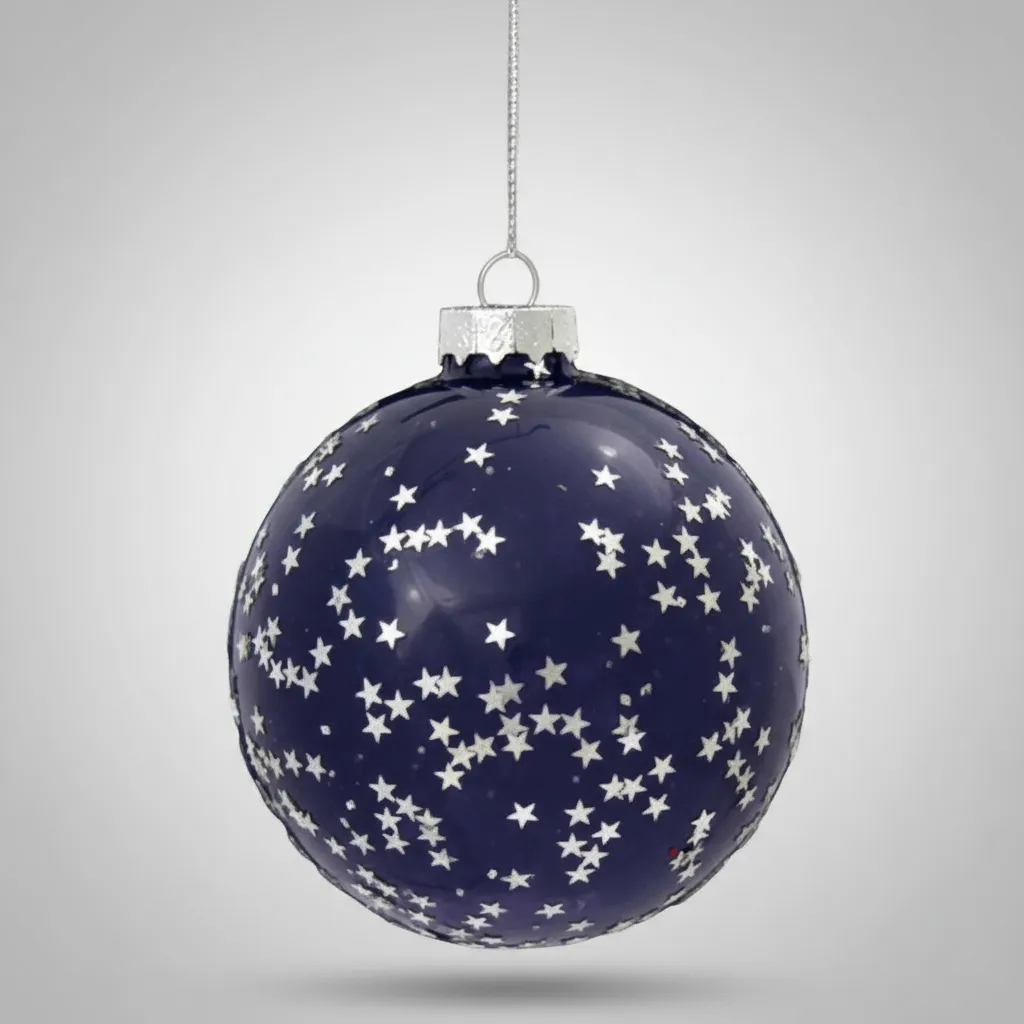 Navidad Borla x 4 Cristal Noche Magica - Imagen 11