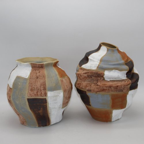 Jarron Florero Potiche Ceramica Fez II