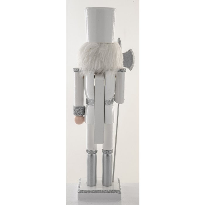 Navidad Cascanueces Soldado Nutcraker cascanueces con alabarda 30 cm - Imagen 4