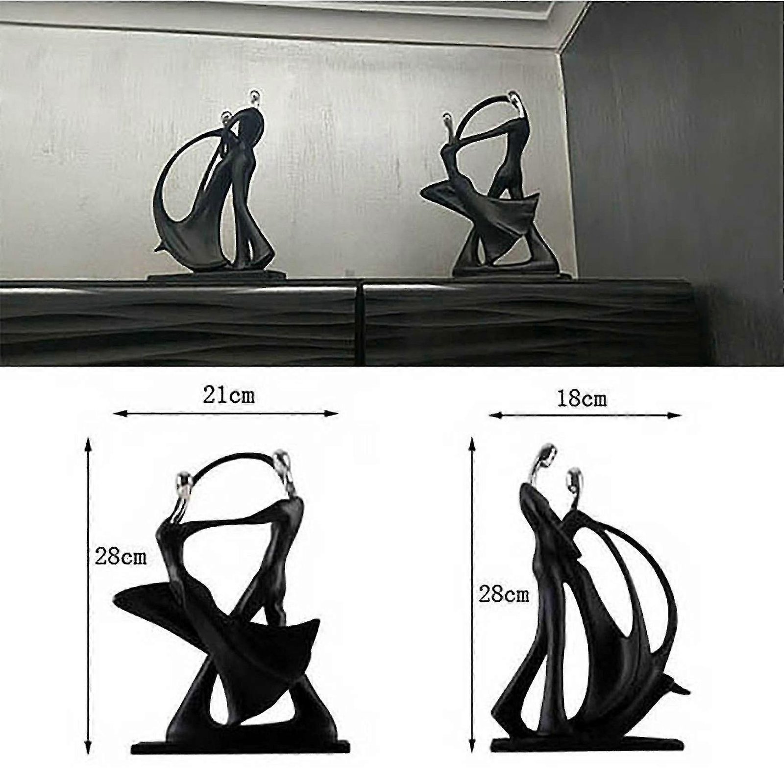 ✨ Escultura de Pareja de Baile II – Elegancia que da vida a tus espacios ✨ - Imagen 5