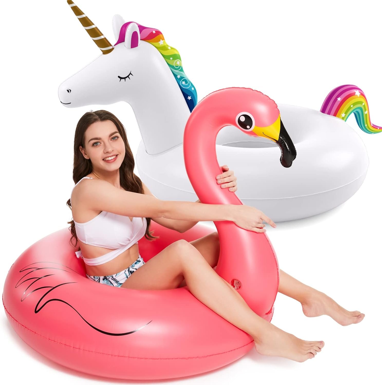 Flotador Inflable Baby Flamenco - Imagen 3