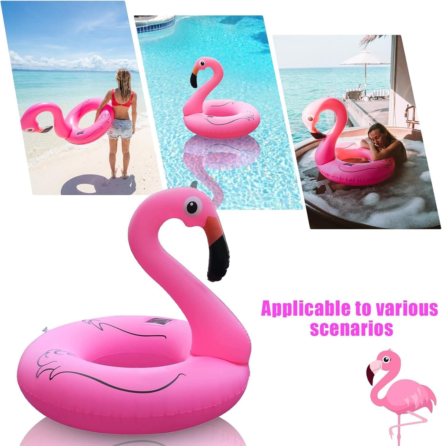 Flotador Inflable Baby Flamenco - Imagen 4