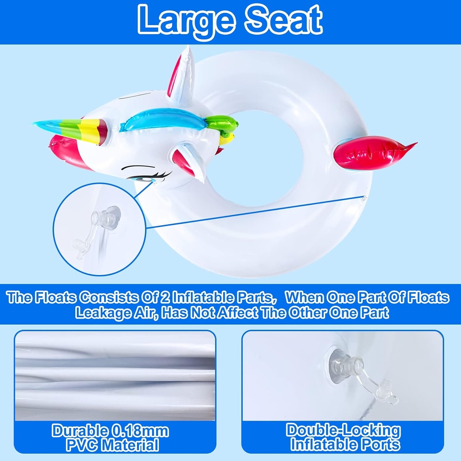 Flotador Inflable Baby Flamenco - Imagen 6