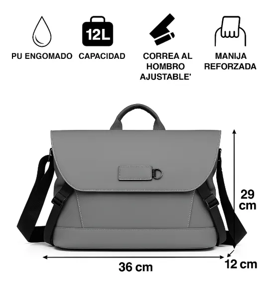 Bolso Urbano PU Engomado Impermeable - Imagen 15