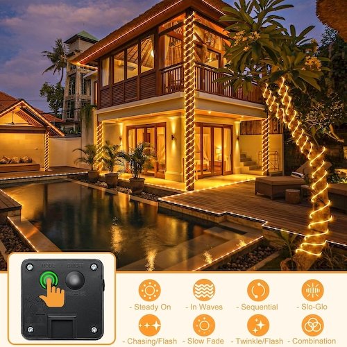 🌈✨ Tira LED Calida Solar · 10 Metros - Imagen 2