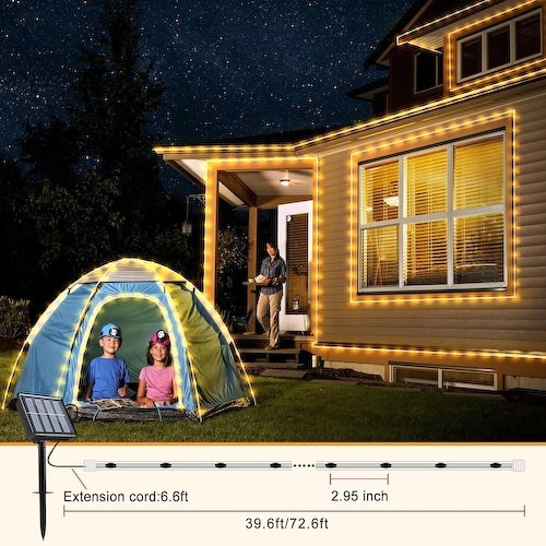 🌈✨ Tira LED Calida Solar · 10 Metros - Imagen 5