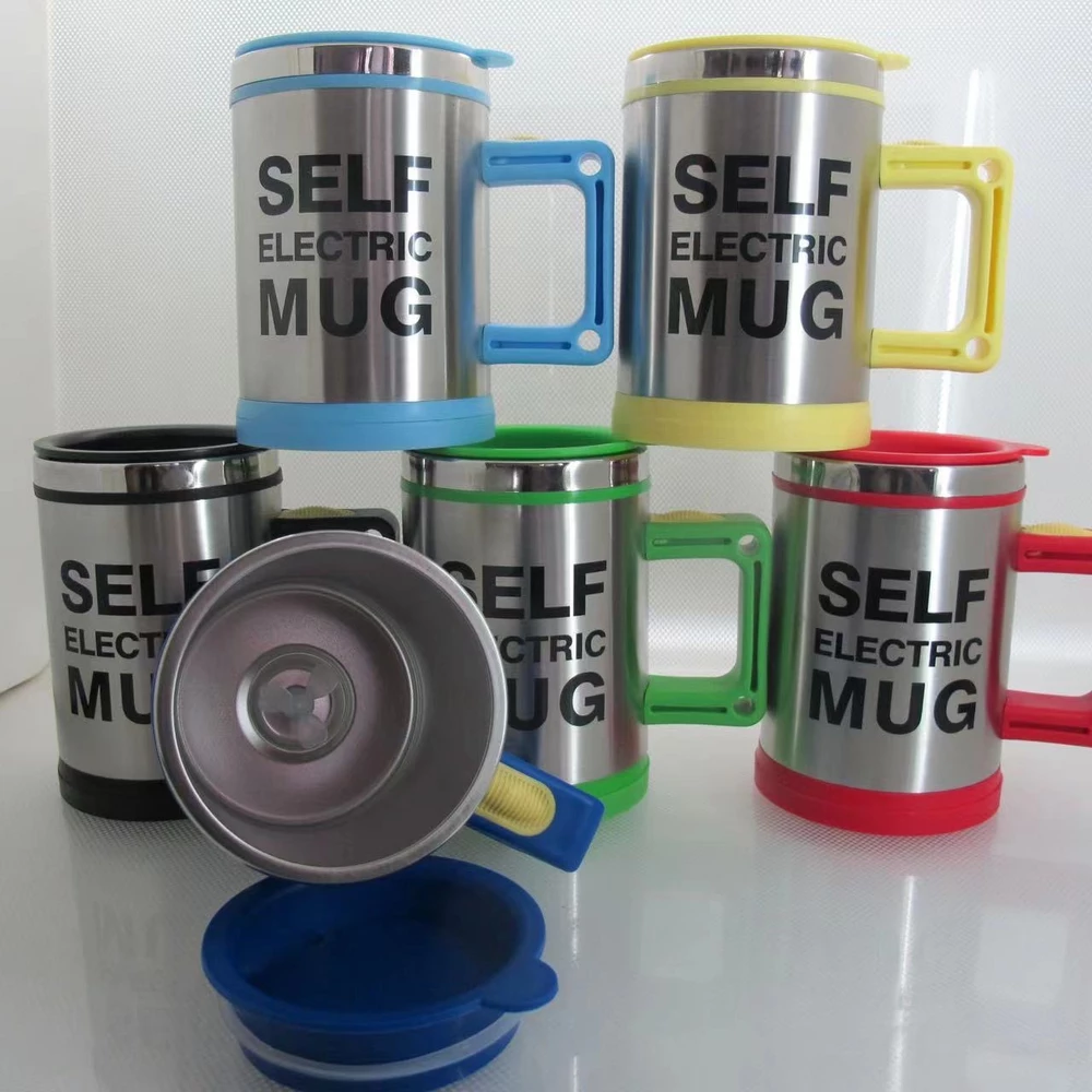 🔄 Self Stirring Mug — Taza Térmica Mezcladora 400 ml - Imagen 2