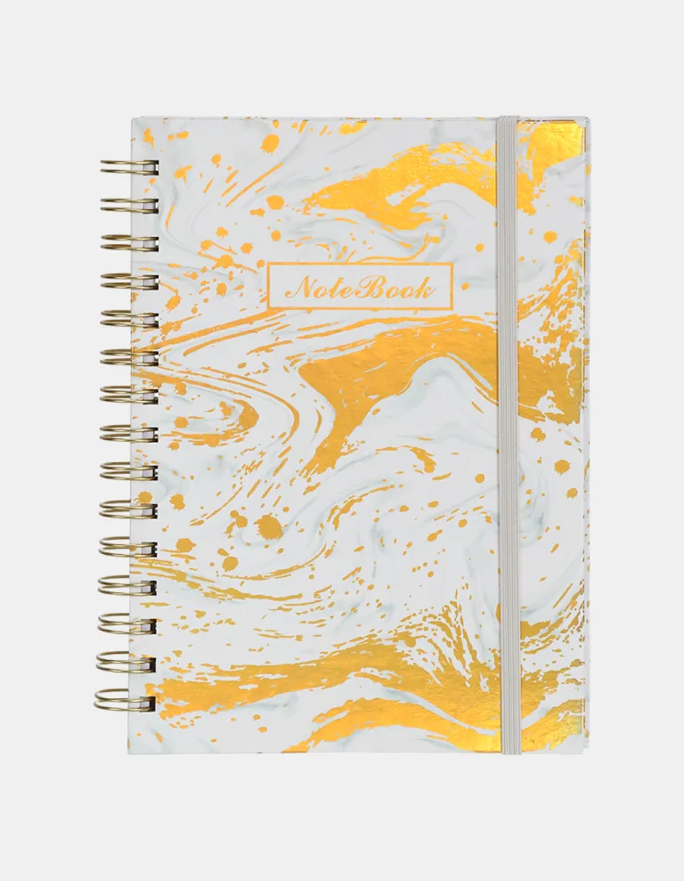 📓 Cuaderno Anillado Marmolado + 💎 Bolígrafo Diamante - Imagen 7