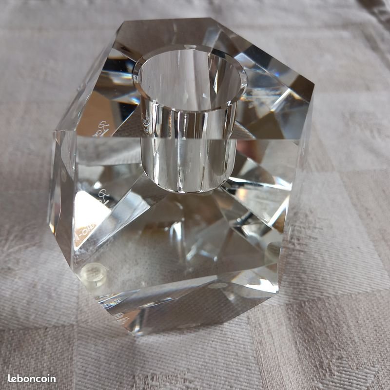 ✨ Candelabro Cristal Facetado Iris - Imagen 2