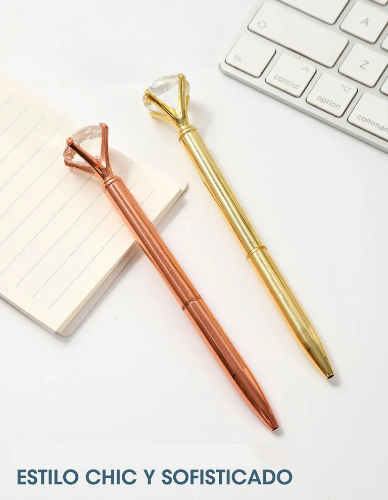 📓 Cuaderno Anillado Marmolado + 💎 Bolígrafo Diamante - Imagen 3