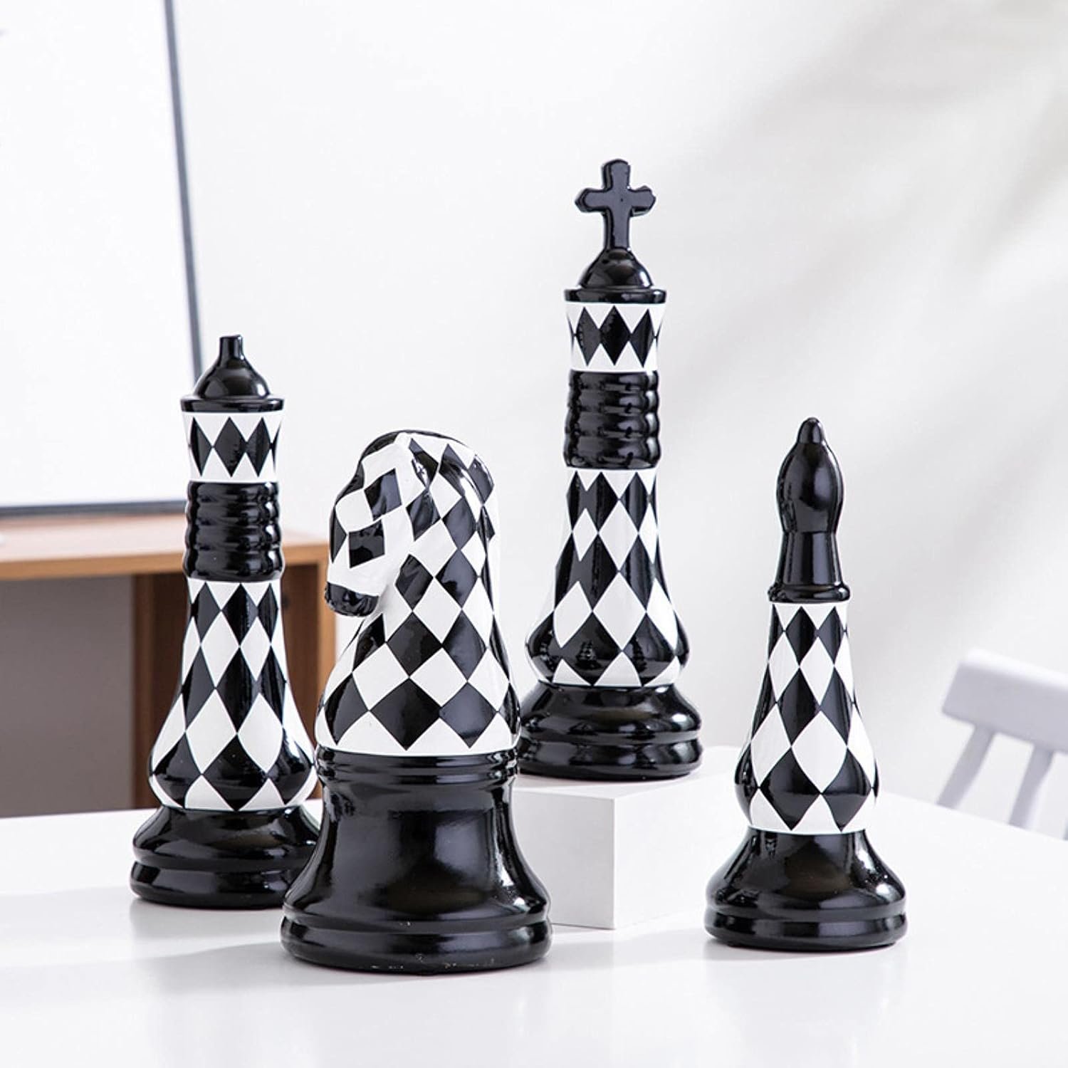 ♟ Set de Ajedrez Decorativo Black & White