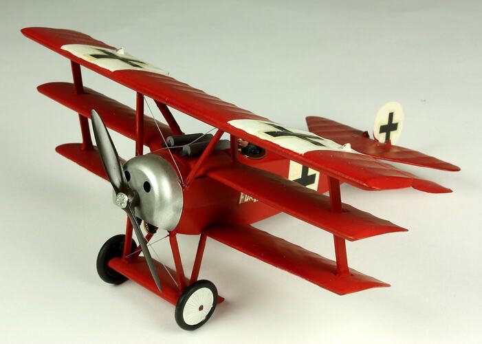✈️ Modelo de Avión Fokker Dr.1 Triplane — Alemania, 1917 - Imagen 2