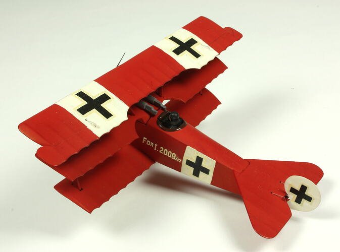 ✈️ Modelo de Avión Fokker Dr.1 Triplane — Alemania, 1917 - Imagen 3