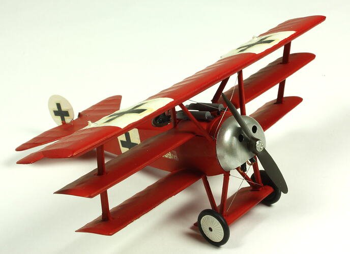 ✈️ Modelo de Avión Fokker Dr.1 Triplane — Alemania, 1917