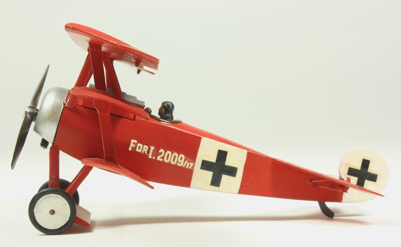 ✈️ Modelo de Avión Fokker Dr.1 Triplane — Alemania, 1917 - Imagen 10