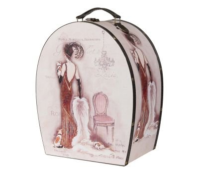 ✨ Maleta decorativa ovalada grande