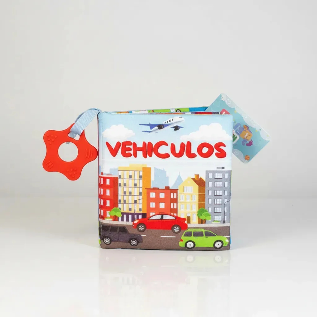 📖 Libro de Tela Sensorial con Mordillo y Sonido - Imagen 6