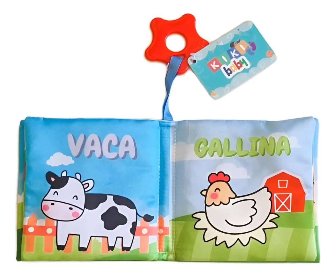 📖 Libro de Tela Sensorial con Mordillo y Sonido - Imagen 11