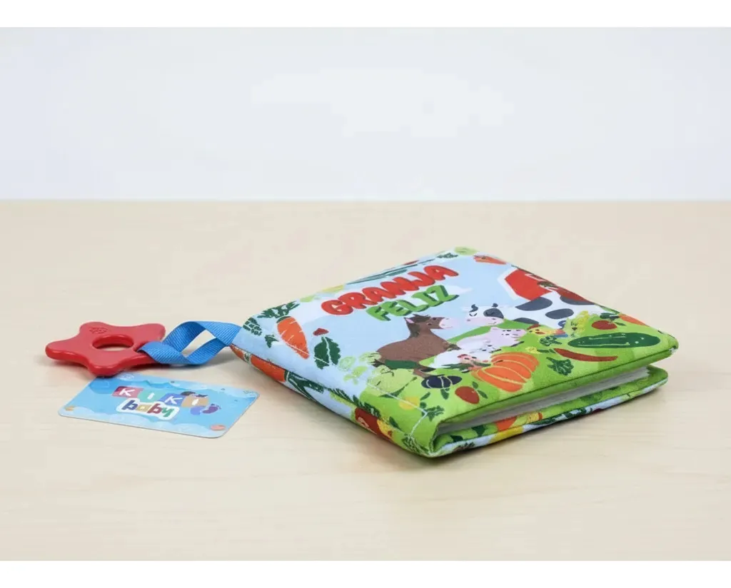 📖 Libro de Tela Sensorial con Mordillo y Sonido - Imagen 8