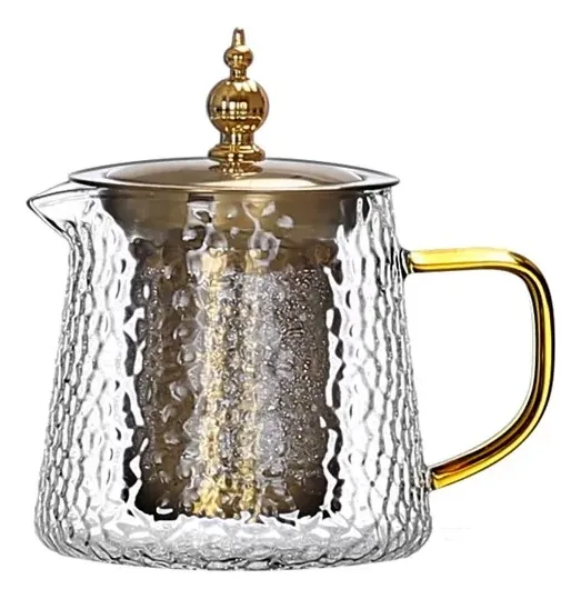 ✨ Tetera de Vidrio Texturado con Filtro Dubai - Imagen 13