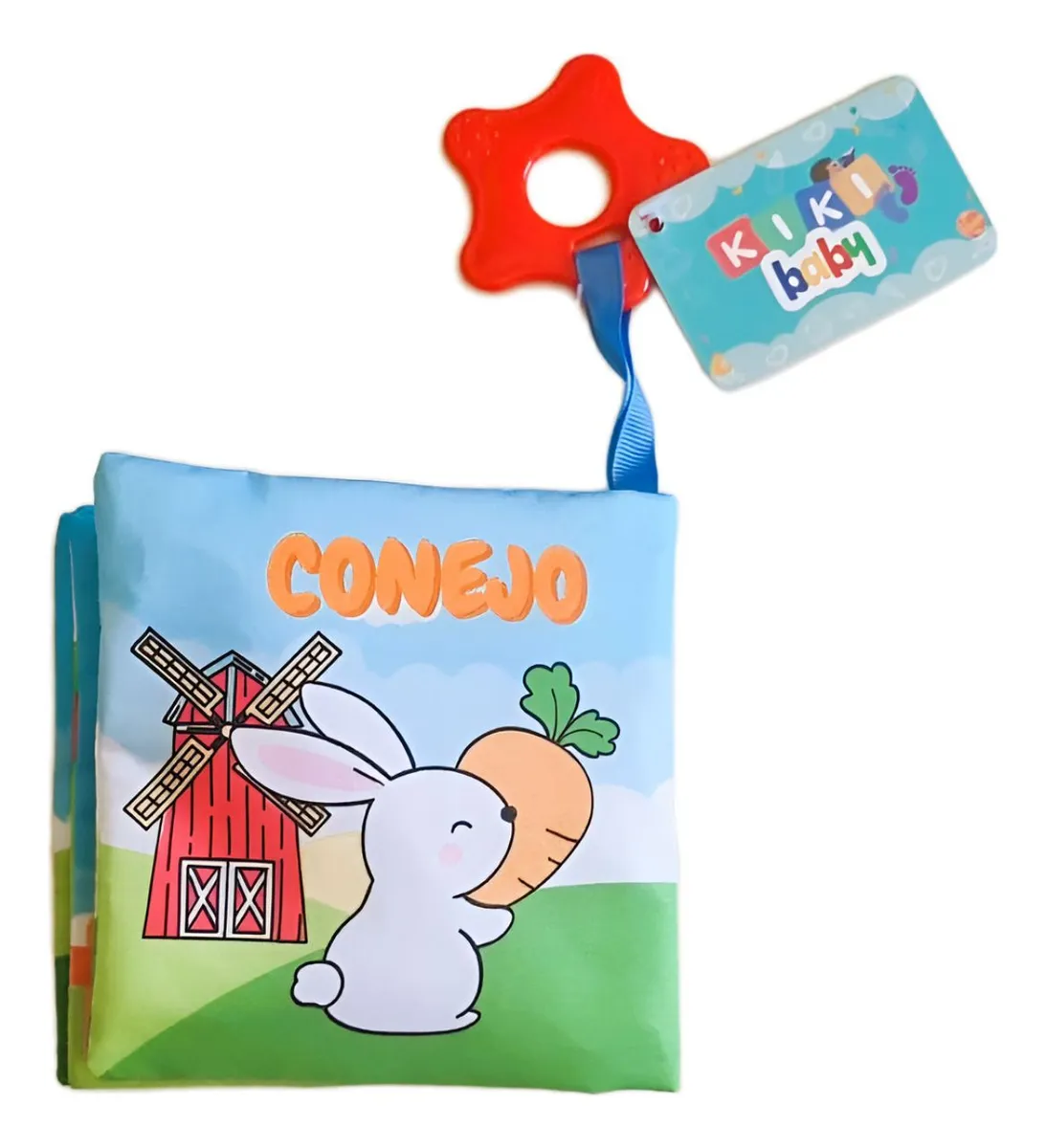 📖 Libro de Tela Sensorial con Mordillo y Sonido - Imagen 13