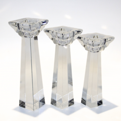 ✨ Candelabro Cristal Facetado Anna — 19 cm - Imagen 4