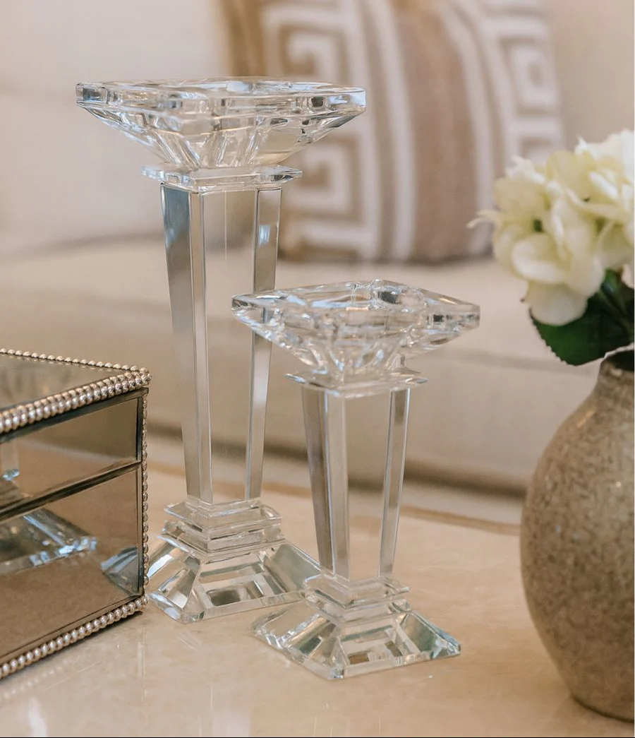 ✨ Portavelas de Cristal “Lumière” By CAFF
