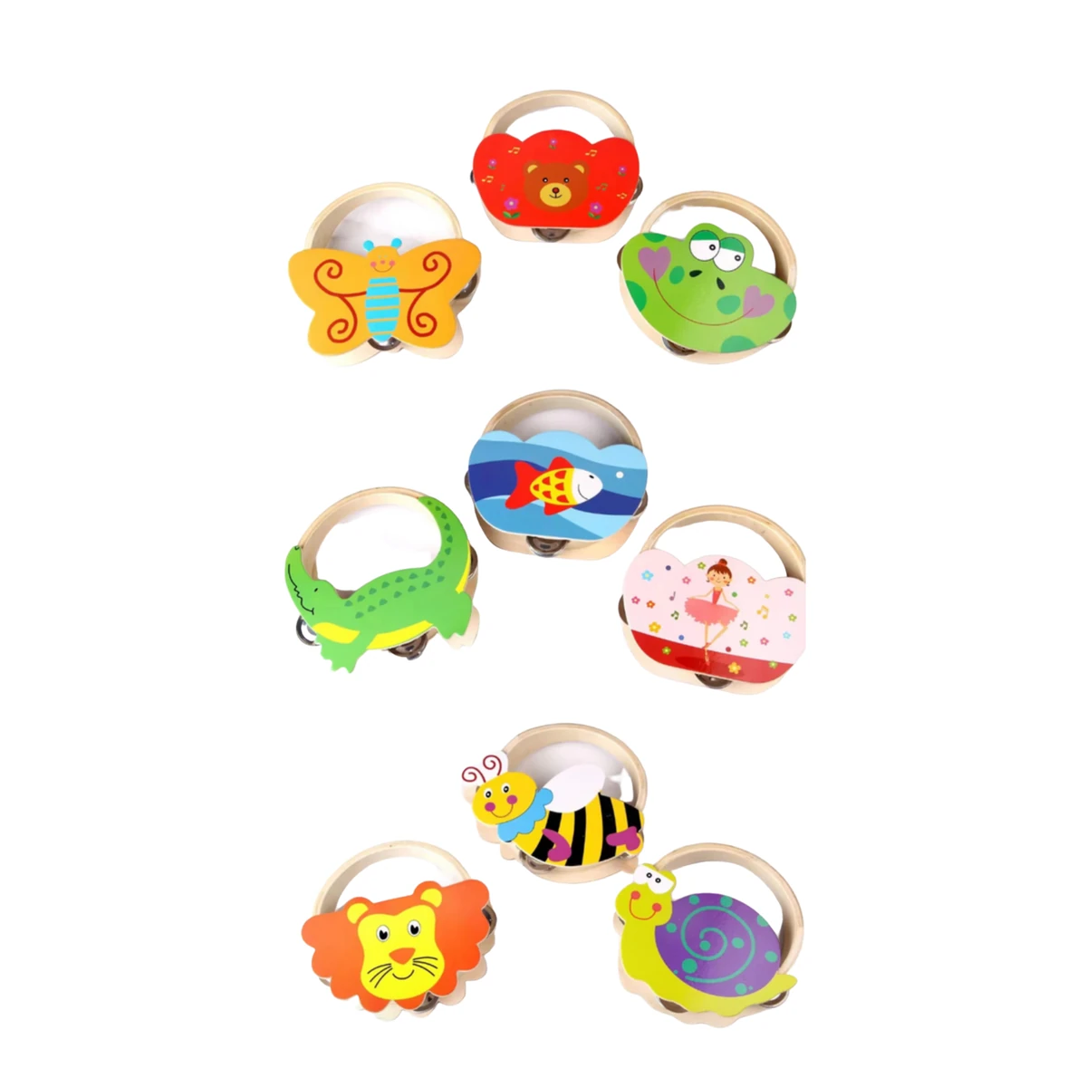 🥁 Pandereta Infantil de Madera - Imagen 12