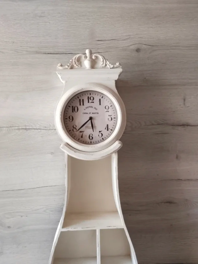 🕰️ Estantería Reloj de Pared Vintage - Imagen 2