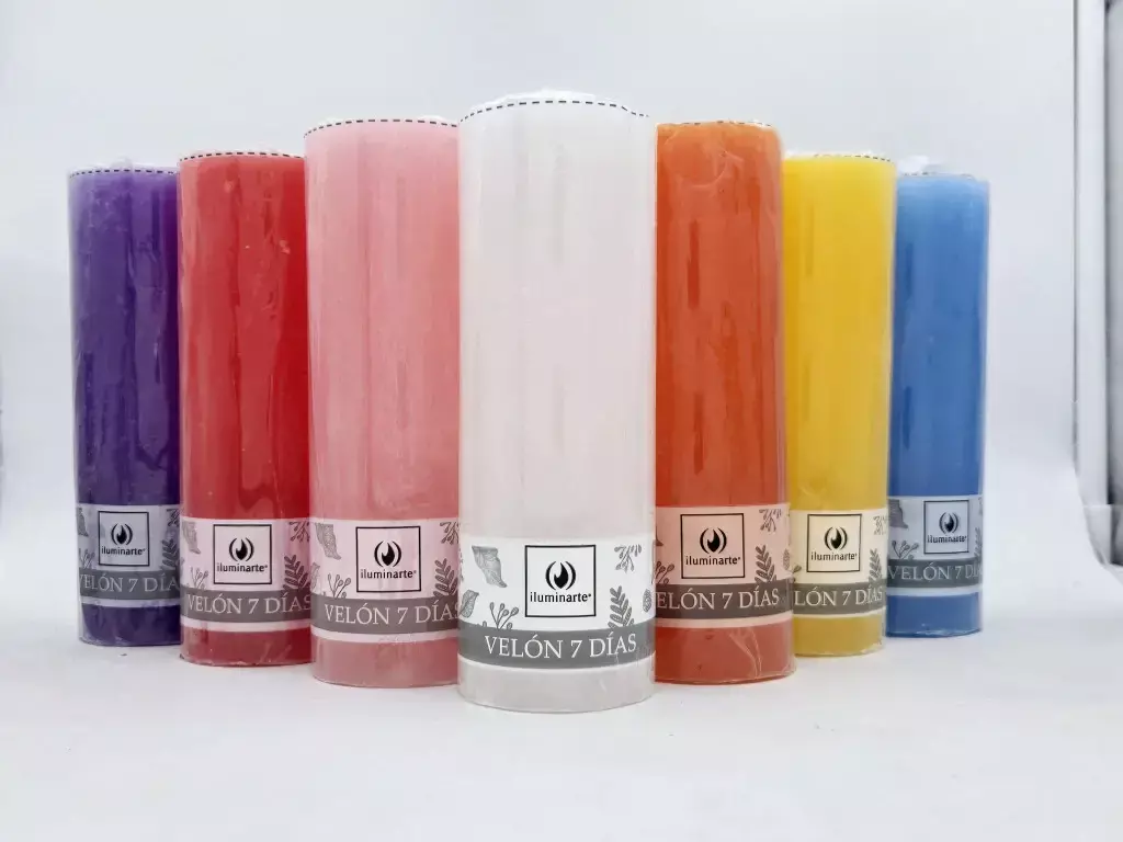 🕯️ Velón de Color · Luz para Intenciones y Rituales 7 dias - Imagen 3