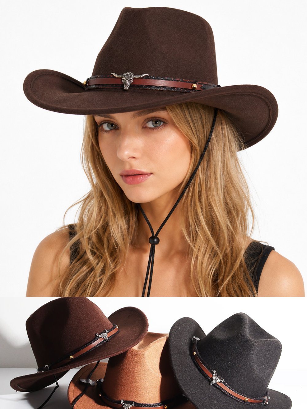 Sombrero Western de Fieltro de Lana Australia
