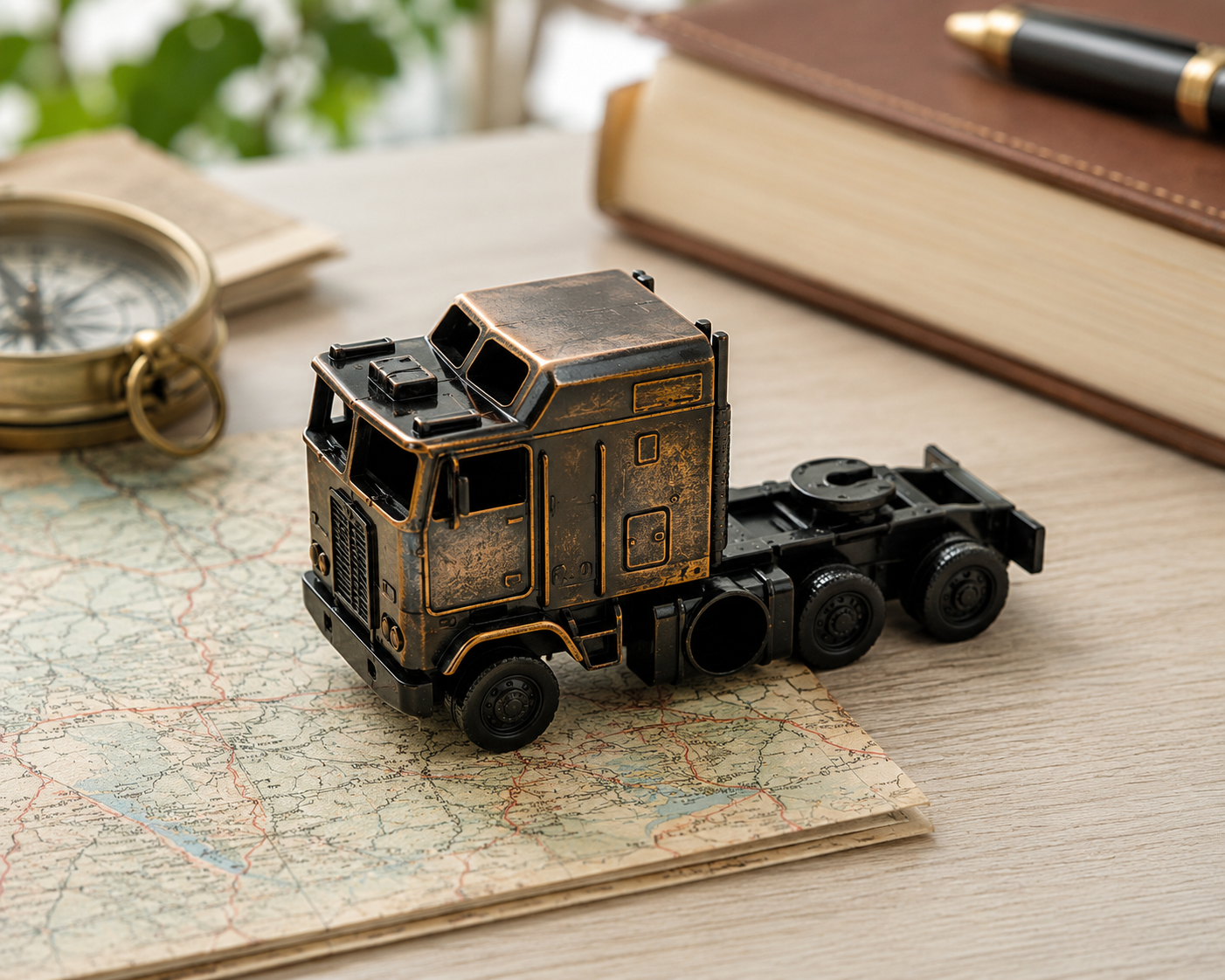 🚛 Miniatura Camión Coleccionable en Metal · Sacapuntas Die-Cast 9767